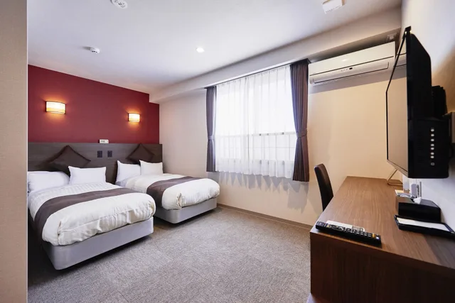 Hollywood, Superior, Twin Beds، Hotel Kan-raku Honjo-Waseda Ekimae 1/4