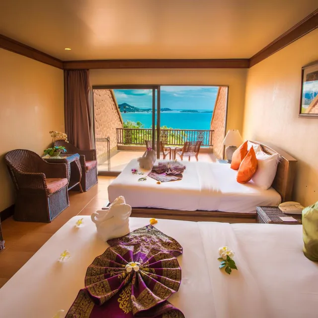 غرفة عائلية بإطلالة على البحر، SAMUI BAYVIEW RESORT & SPA 7/7
