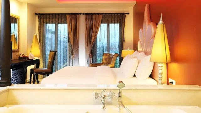 غرفة ديلوكس بسريرين مزدوجين، Chillax Resort 1/1