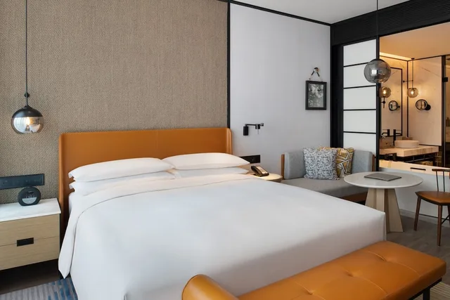 غرفة كلوب بسرير كينج، Sheraton Xi an Chanba 2/6