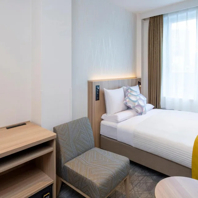 غرفة قياسية بسرير نصف مزدوج، Hotel Mystays Nishi-Shinjuku 2/5