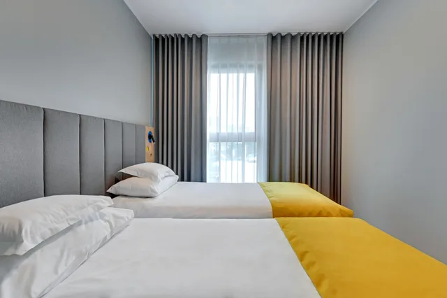 استوديو بزنس بسريرين منفصلين مع أريكة، Hotel Number One by Grano 2/5