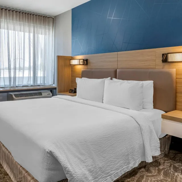 جناح بسرير كينج بحوض استحمام لذوي الإعاقة، SpringHill Suites by Marriott Anaheim Placentia/Fullerton 1/3