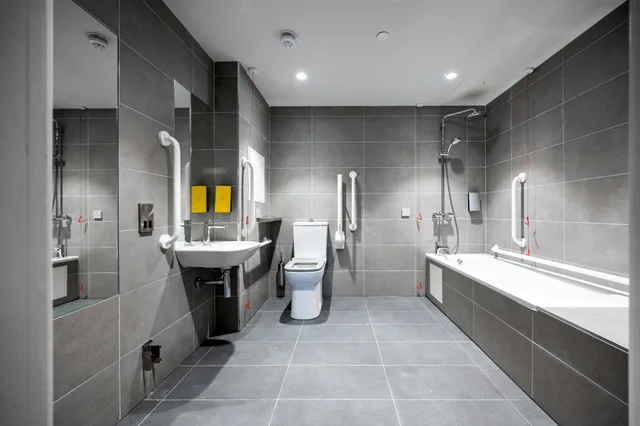 شقة بسرير مزدوج بغرفة نوم واحدة مع أريكة لذوي الإعاقة، Staycity Aparthotels Dublin City Centre 3/4