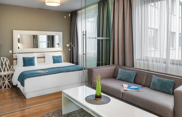 استوديو ديلوكس، VN3 Terraces Suites by Adrez Living 1/1