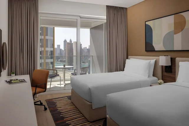 2 Bedrooms, Single Bed, Burj Khalifa View, Kitchen، Staybridge Suites Dubai Business Bay 2/4