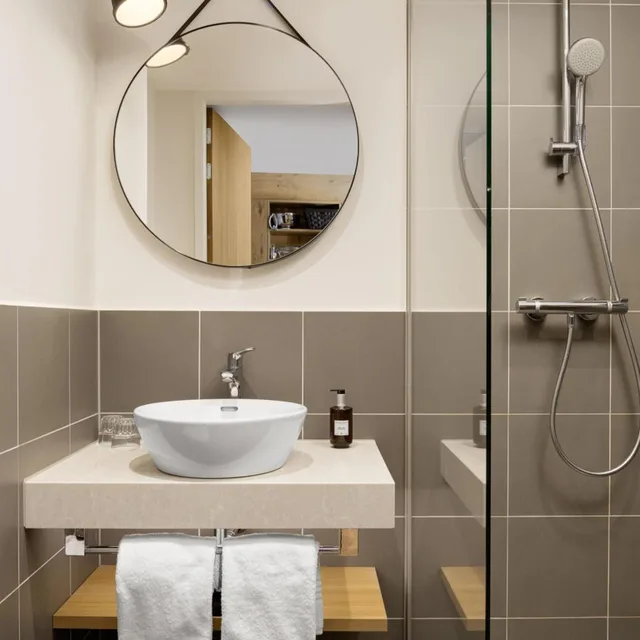 استوديو بسرير كوين، Residence Inn By Marriott Amsterdam Houthavens 3/6