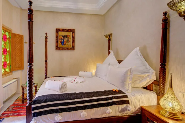 غرفة ديلوكس بسرير كينج، Riad Diamond of Marrakech 1/2