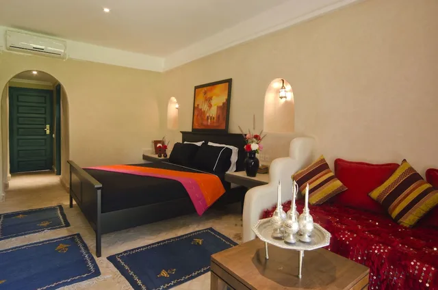 غرفة بسرير كوين مع أريكة، Palais Riad Berbere 8/10