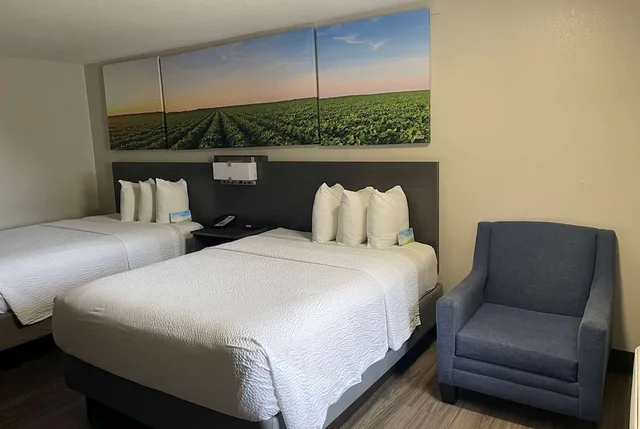 غرفة قياسية بسريرين كوين، Days Inn by Wyndham Ruston LA 3/8