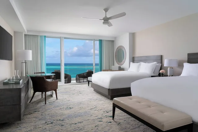 Guest Room, Deluxe, 2 Queen Beds, Ocean Front، The Ritz-Carlton, Turks & Caicos 1/2