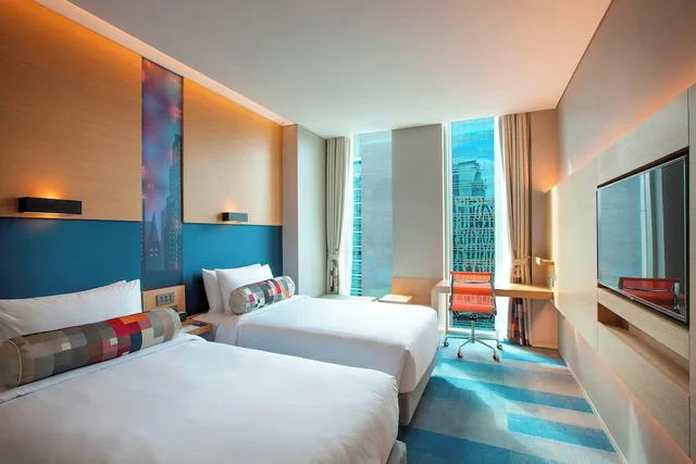 Aloft, Urban, Twin Beds, City View، Aloft Gangnam Seoul 3/6