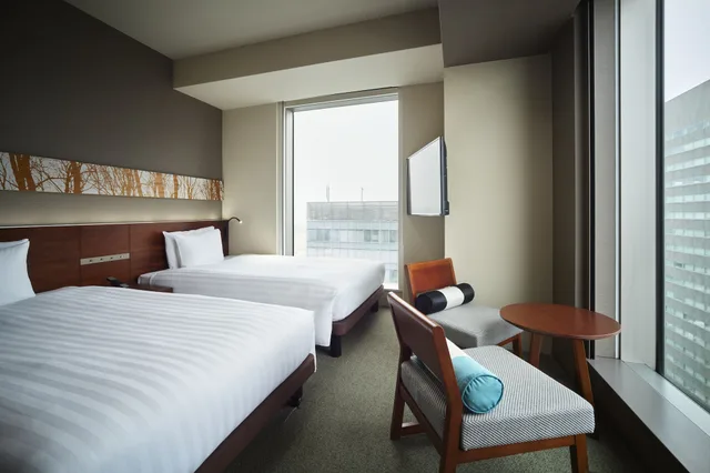 Renovated, Superior, Twin Beds, Corner، Mitsui Garden Hotel Sendai 3/10