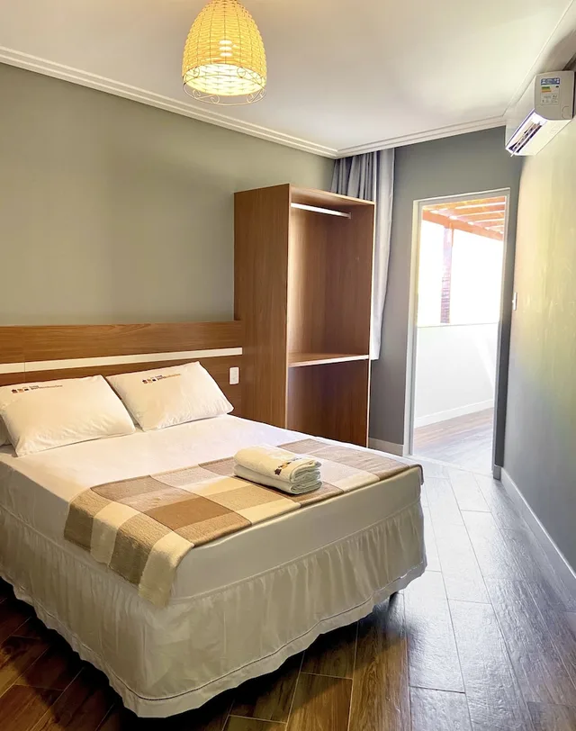 غرفة قياسية بسرير مزدوج، Porto Salvador Hotel 5/10