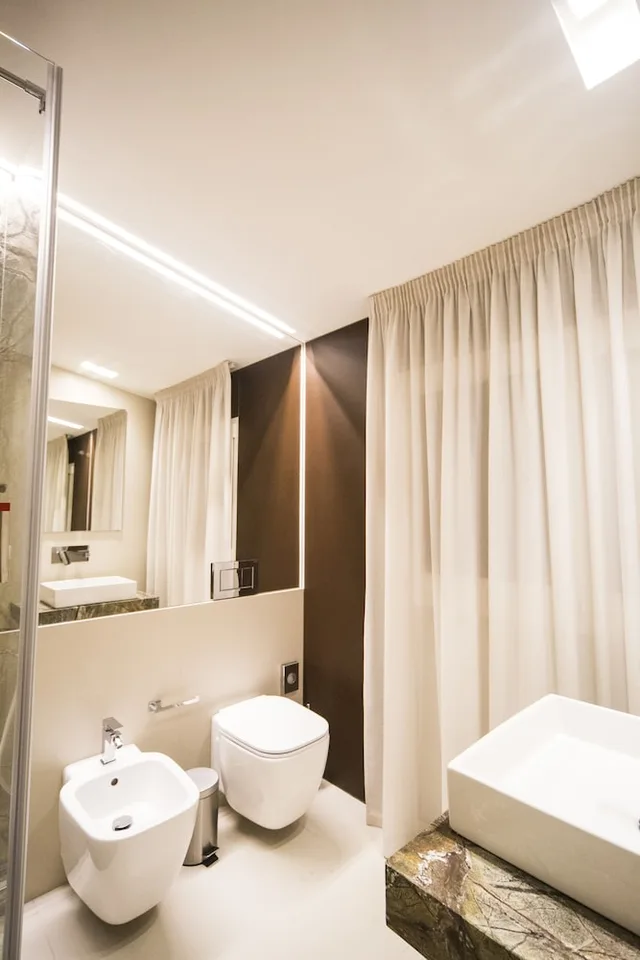 غرفة بانورامية بسريرين منفصلين بإطلالة على البحر بشرفة، Hedoné Design Experience B&B 7/10