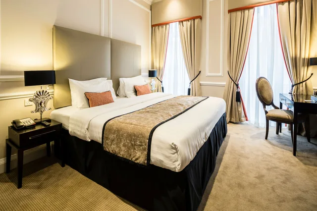 غرفة فاخرة بسرير مزدوج أو سريرين منفصلين، Montagu Place Hotel 4/9