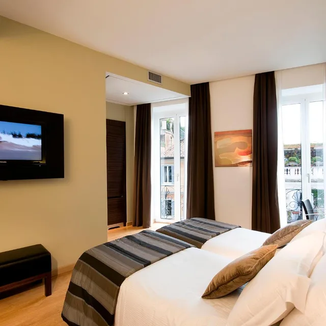 غرفة بسرير مزدوج أو سريرين منفصلين، Hotel Trevi Collection 2/8
