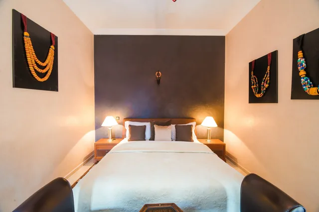 فيلا ديلوكس بسريرين كينج بـ4 غرف نوم بمسبح خاص، Residence Dar Lamia Marrakech 1/9