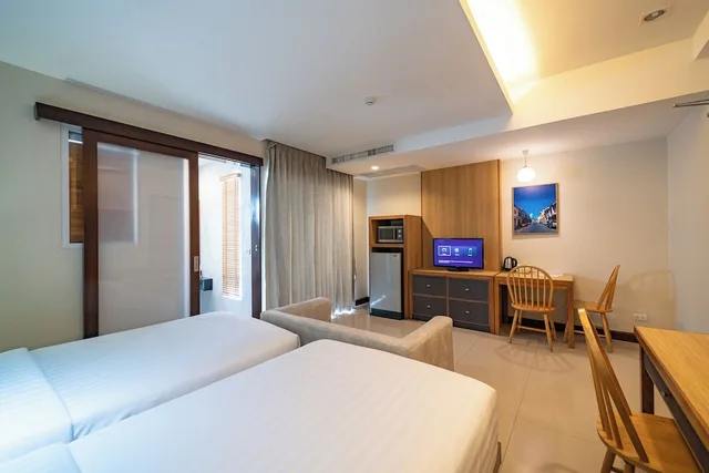 غرفة سوبيريور بسريرين منفصلين، Ratana Apart-Hotel at Rassada 1/4