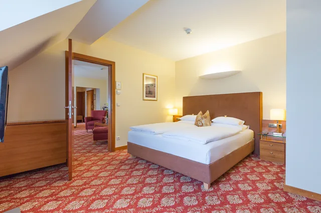 جناح بسرير مزدوج مع أريكة، Hotel Kaiserhof Wien 2/6