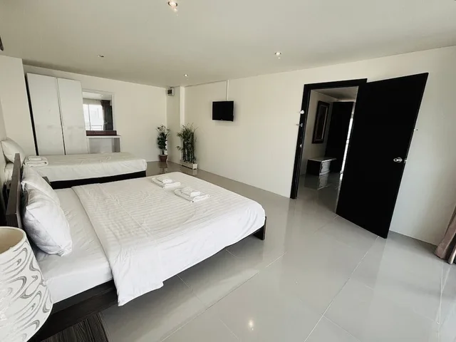 غرفة عائلية بسريرين كينج بإطلالة على البحر بغرفتي نوم بمطبخ، Oceanview Treasure Hotel & Residence 7/10