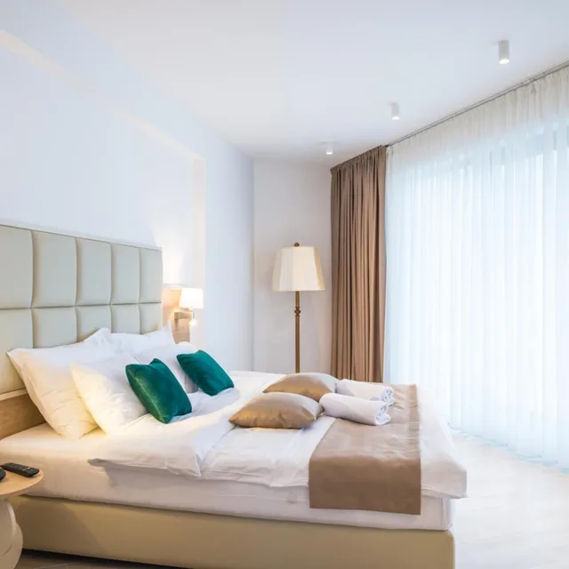 غرفة ديلوكس بسرير مزدوج بإطلالة على البحر بشرفة، Hotel KADMO by Aycon 4/10