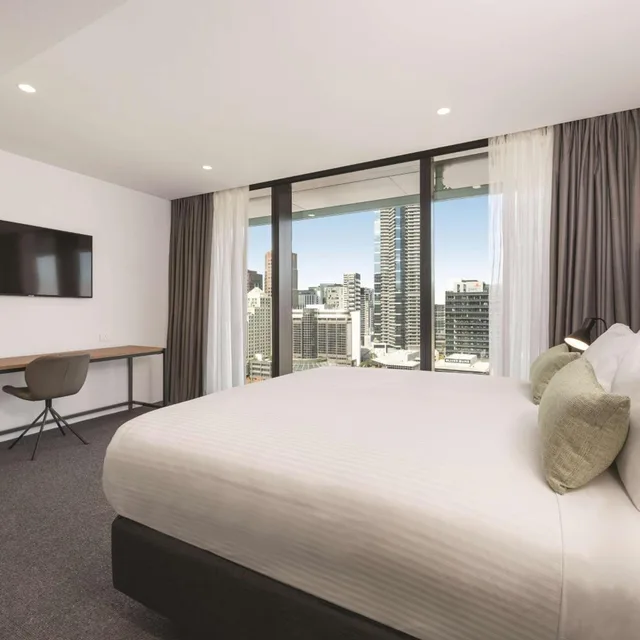 Room, Double or Twin Bed, Yarra View، Vibe Hotel Melbourne 3/6