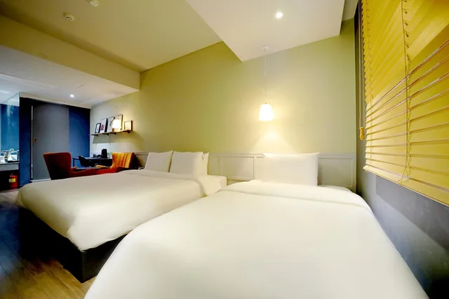 غرفة بسريرين منفصلين، Seomyeon Hound Hotel 1St Street 1/10