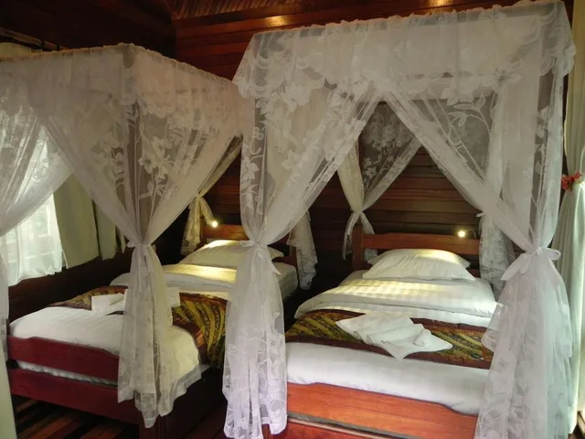 Cottage, 2 Double Beds, Borneo Natural Sukau Bilit Resort 1/1