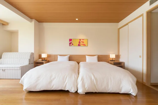 غرفة يابانية غربية متصلة، Shiraraso Grand Hotel 2/2