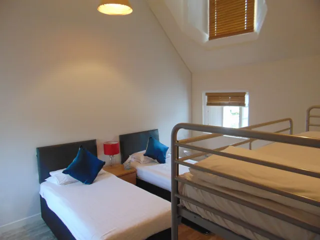غرفة سوبيريور رباعية بسريرين منفصلين وسرير بطابقين، Callander Hostel 3/9