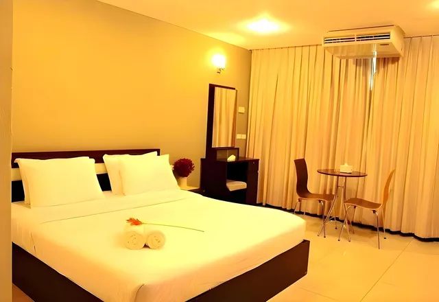 غرفة بسرير مزدوج بشرفة، 14Resort 1/2