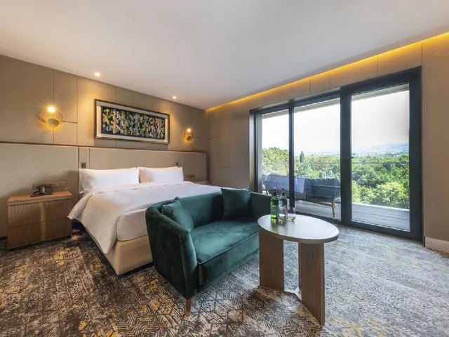 جناح تنفيذي بإطلالة على الجبل، Swissotel Wellness Resort Alatau Almaty 4/9