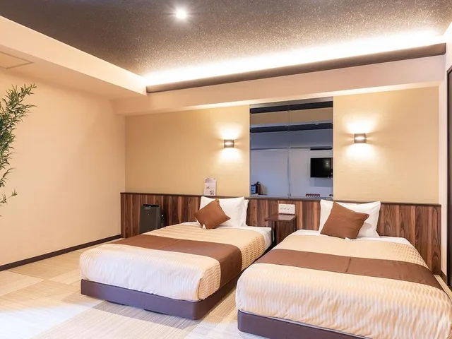 Suite, 2 Double Beds, Outdoor Bath، LiveMAX Resort Atami Ocean 1/1