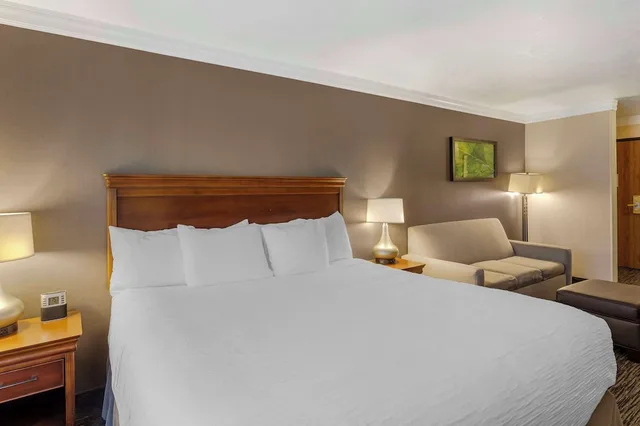 غرفة قياسية بسرير كينج مع أريكة بحوض جاكوزي، Best Western Plus Landmark Inn 1/10