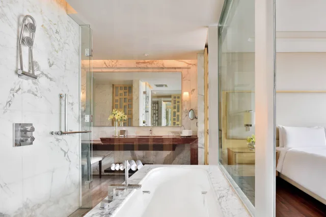 غرفة كلوب تنفيذية بسريرين منفصلين بحوض استحمام، Jw Marriott Hotel Chandigarh 10/10