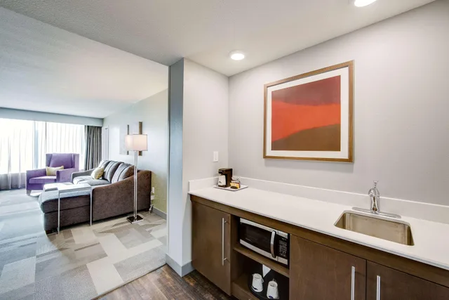 جناح بسرير كينج، Hampton Inn and Suites Fort Worth Downtown, TX 2/3