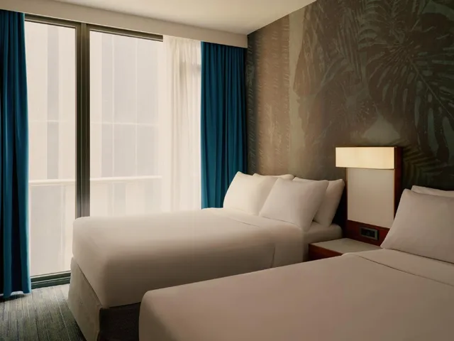 غرفة قياسية بسريرين مزدوجين، The Cloud One New York-Downtown, by the Motel One Group 2/6