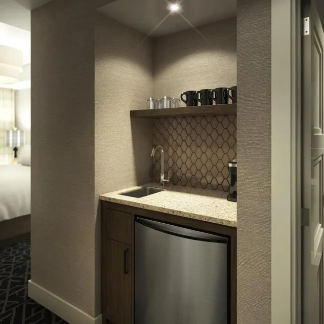 غرفة قياسية بسرير كينج، The Malcolm Hotel Canmore 4/4