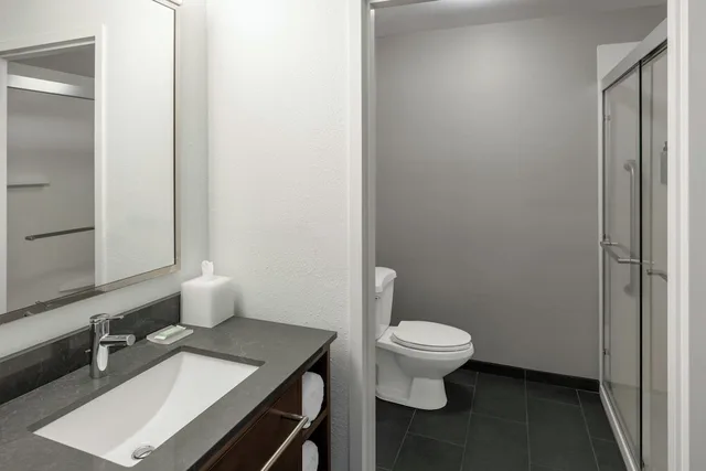 غرفة بسرير كينج بشرفة لذوي الإعاقة، Courtyard by Marriott Flint Grand Blanc 4/4
