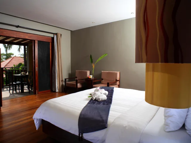 غرفة ديلوكس بإطلالة على الحديقة، Chongfah Beach Resort Khao Lak 3/4