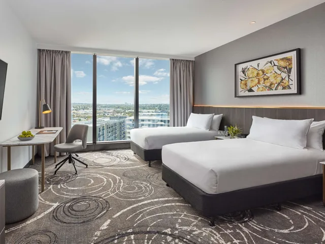 غرفة ديلوكس بسريرين كوين، PARKROYAL Monash Melbourne 4/8