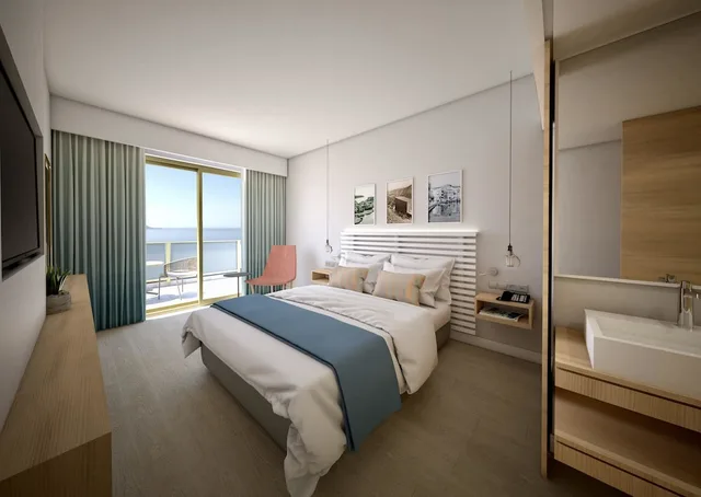 استوديو سوبيريور بسريرين منفصلين بإطلالة على البحر، Archipelagos Hotel 2/6