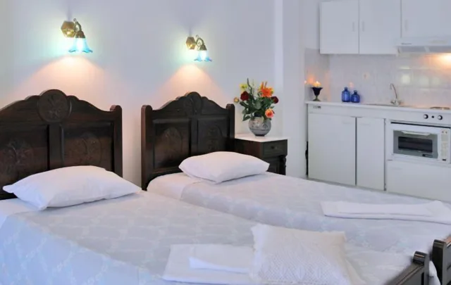 شقة بسرير مزدوج بغرفة نوم واحدة مع أريكة، Erato Apartments 1/1