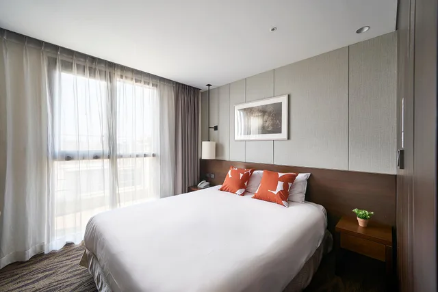 جناح جونيور عائلي بسرير مزدوج وسريرين منفصلين، JEJU CENTRAL CITY HOTEL 1/2
