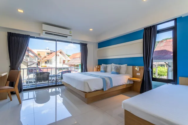غرفة ديلوكس بشرفة، At Aonang Guesthouse 1/8