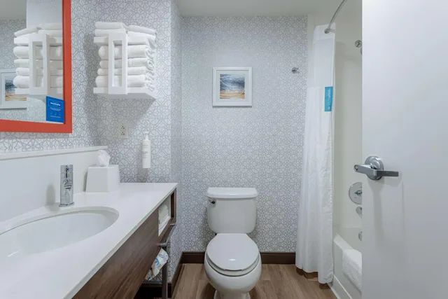 غرفة بسريرين كوين بإطلالة على البحر، Hampton Inn Suites Orange Beach Gulf Front 4/5