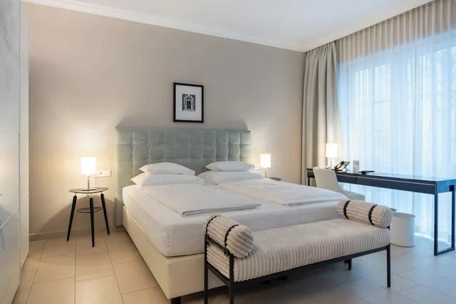 غرفة سوبيريور بسرير كينج بإطلالة على الحديقة مع أريكة، Hotel Spiess Spiess Appartement Pension 5/10