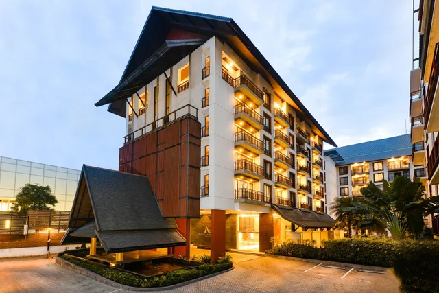 غرفة ديلوكس بسريرين منفصلين بإطلالة على المسبح، Amanta Hotel & Residence Ratchada 1/1
