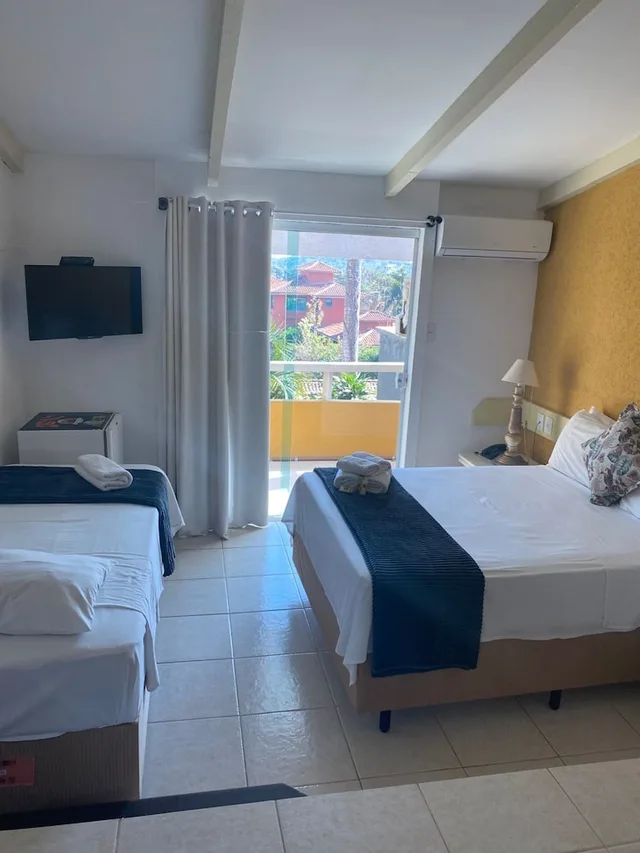 غرفة سوبيريور رباعية بسرير مزدوج وسريرين منفصلين، Pousada Casacolina 6/10